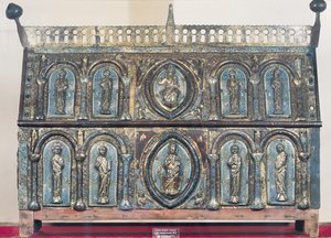 Scrigno reliquiario di San Viance, Scuola del Limousin, c.1230-50