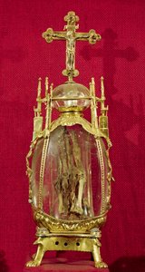 Reliquiario contenente la mano di Sant