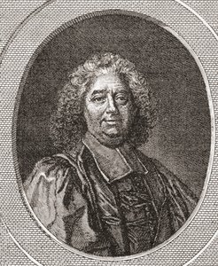René Pucelle, 1655-1745. Magistrato francese e abate di Saint Leonard Corbigny. Da Les Heures Libres pubblicato nel 1908