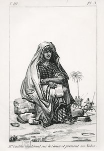 Rene Caille riflette sul Corano e prende appunti, da Journal d