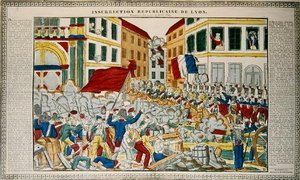 Insurrezione repubblicana a Lione, 9-14 aprile 1834 da French School