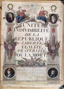 Calendario repubblicano, 1794 da French School
