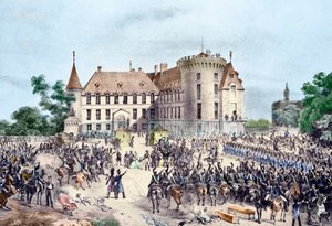 Rivoluzione del 1830, Carlo X si presenta alla Guardia Nazionale da French School