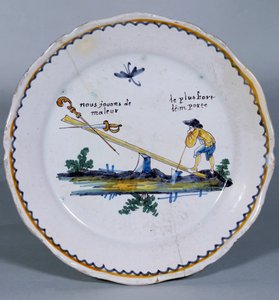 Piatto rivoluzionario da French School