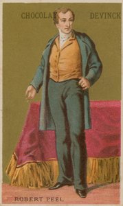 Robert Peel, statista conservatore inglese del XIX secolo da French School