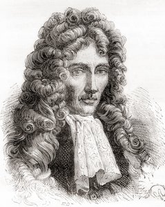 Robert William Boyle, filosofo naturale anglo-irlandese, chimico, fisico e inventore, da Les Merveilles de la Science, pub.1870 da French School