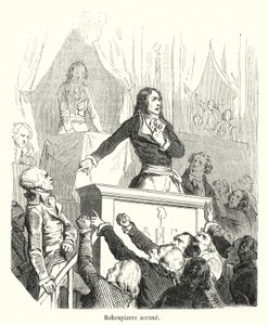 Robespierre accusa (incisione)