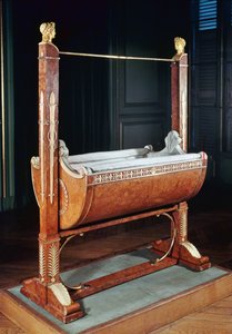 Culla a dondolo del Re di Roma, da Saint-Cloud, 1811-15 (legno di olmo)