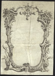 Design rococò per una cornice