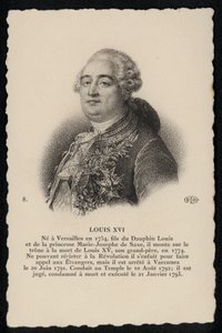 Re Luigi XVI da French School