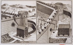 Arieti romani, da Encyclopedie des Sciences et Metiers di Denis Diderot (1713-84), pubblicato c.1770 da French School
