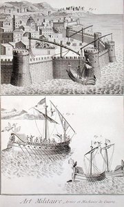 Macchinari romani per la guerra navale, da 