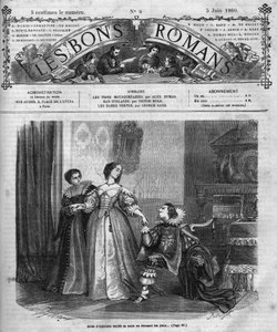 Romanzo a puntate: "I tre moschettieri" di Alexandre Dumas padre (1802-1870). Anna d