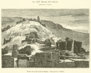 Rovine della città araba di Kalaa da French School