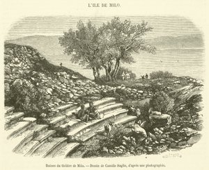 Rovine del teatro di Milo da French School