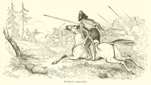 Lancieri russi (incisione) da French School