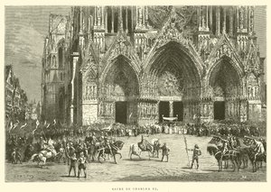 Incoronazione di Carlo VI da French School