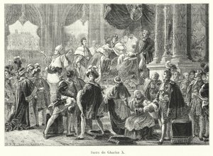 Incoronazione di Carlo X da French School