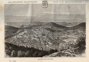 Saint-Etienne - incisione in 