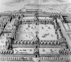 Ospedale Saint-Louis, inizio XVII secolo da French School