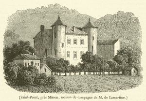 Saint-Point, vicino a Macon, casa di campagna di M de Lamartine