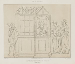 San Giovanni Battista in prigione da French School