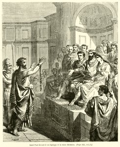 San Paolo davanti al re Agrippa e alla regina Berenice