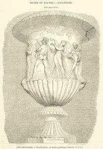 Sala delle Cariatidi, Vaso Borghese, in marmo pentelico, altezza, 1m, 717