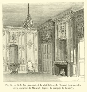 Sala dei manoscritti alla biblioteca dell