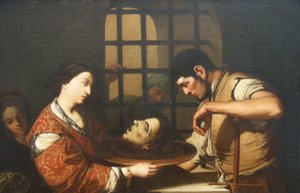 Salomè con la testa di Giovanni Battista da French School