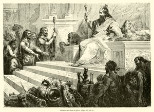 Salomone in tutta la sua gloria da French School