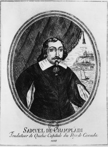 Samuel de Champlain (1570-1635), incisione anonima