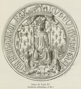Sigillo di Luigi XI da French School