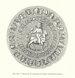Sigillo del comune di Digione, collezione Donge