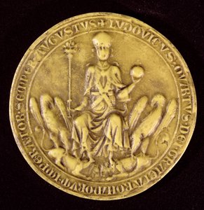 Sigillo di Luigi IV di Baviera, XIII-XIV secolo da French School