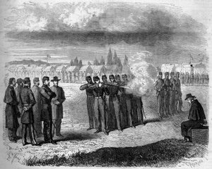 Guerra di secessione (1861 - 1865) o guerra civile americana da French School