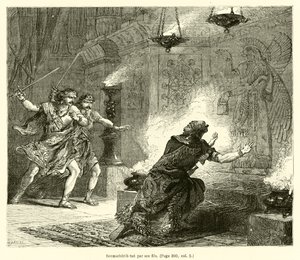 Sennacherib ucciso dai suoi figli da French School