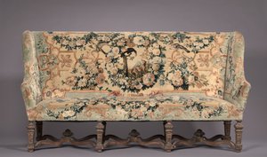 Divano, manifattura Savonnerie Factory, prima del 1717