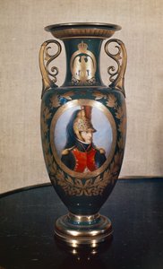 Vaso di Sèvres raffigurante Luigi Bonaparte da French School