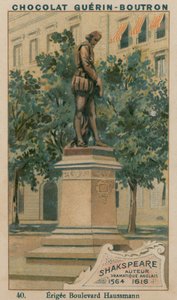 Shakespeare, Autore Drammatico Inglese, 1564-1616, eretta Boulevard Haussmann