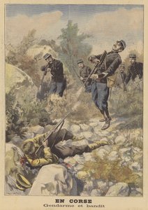 Sparatoria tra un poliziotto e un bandito in Corsica da French School