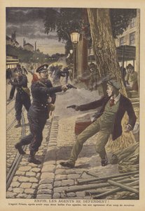 Sparatoria tra polizia e criminali in una strada di Parigi da French School