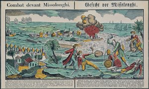 Assedio di Missolungi, 22 aprile 1826 da French School
