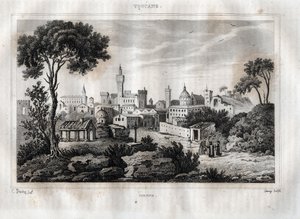 Siena - Toscana - incisione da 
