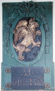 Insegna per un negozio di mobili nel Faubourg Saint Antoine, Parigi