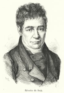 Silvestre de Sacy (incisione) da French School
