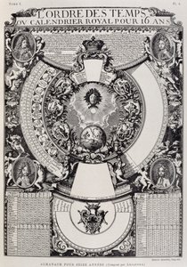 Almanacco di sedici anni disegnato da Lepautre da French School