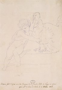Schizzo dalla Grande Sala di Poggio a Caiano, 12 ottobre 1813
