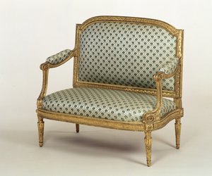 Piccolo divano Luigi XVI, timbrato da J.P.Boulard, c.1775