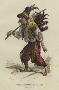 Soldato e saccheggiatore da French School